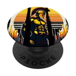 Spartan Sunset : L'héritage du guerrier PopSockets PopGrip Adhésif