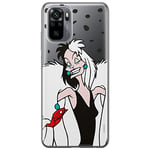 ERT GROUP Coque de téléphone Portable pour Xiaomi REDMI Note 10/ 10S Original et sous Licence Officielle Disney Motif Cruella 004 Parfaitement adapté à la Forme du téléphone Portable, partiel imprimé