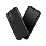 RhinoShield Coque Compatible avec [Galaxy A54] | SolidSuit - Coque Fine avec Technologie d'absorption des Chocs et Finition Premium Matte - Noir Classic