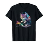 DJ Catnip - Funny Audio Wave House Music T-Shirt