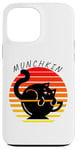 Coque pour iPhone 13 Pro Max Munchkin, chat, tasse à thé, chaton, mignon