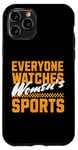 Coque pour iPhone 11 Pro Tout le monde montre le sport féminin / soutient les athlètes féminines