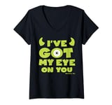 Disney Pixar Monsters Inc. Mike Eye on You T-Shirt avec Col en V