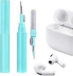 Kit Nettoyage pour AirPods 4 AirPods Pro 2 2022 AirPods 3 AirPods Pro AirPods 2 AirPods 1, 3 en 1 Kit de Nettoyage Multifonction pour écouteurs pour Apple AirPods iPhone Camera Keyboard-Vert