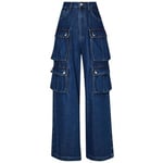 Jeans Liu Jo  Jeans cargo en coton stretch