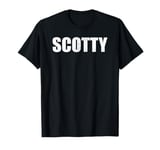 Scotty First Name Birthday retro dad name personalized T-Shirt