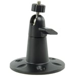 Black CCTV Camera Mounting Bracket Indoor Outdoor Ceiling Wall 1/4" Thread Sonos