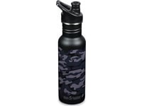 Klean Kanteen Kanteen Classic Narrow (Sport Cap), 532Ml/18Oz, Black Camo