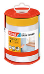 Tesa Easy Cover Perfect+ avec Dérouleur XL - Ruban de Masquage 2-en-1 avec Papier Washi et Dévidoir - Pour des Coupes Nettes et Précises - Avec Couvre-Lame - 33 m x 0,55 m Transparent