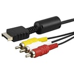 INSTEN® Câble Audio Vidéo AV RCA TV Pour Console Sony Playstation 1 2 3 PS1 PS2 PS3 et Slim