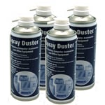 4 X Compressed Air Duster Cleaner Spray Can Cans Canned German Made 400ml