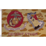 DRAPEAU ETATS-UNIS USMC DESERT STORM 150x90cm - DRAPEAU MARINES CORPS AMÉRICAINS