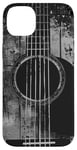 Coque pour iPhone 14 Plus Guitare acoustique, vintage, vieilli, musique rock & roll