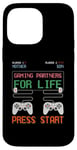 iPhone 14 Pro Max Mother And Son Gaming Partners for Life Video Game Gamer Case