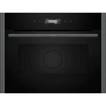 NEFF C24GR3XG1B 45cm Black/Graphite Built In Microwave & Grill