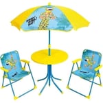 Salon de jardin pour enfants - FUN HOUSE - MARSUPILAMI - Jaune - 2 chaises pl...