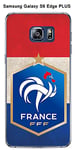 Onozo Coque Samsung Galaxy S6 Edge Plus Design Foot France Fond Drapeau