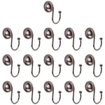 Shower Curtain Hooks Oil Rubbed Bronze,Rustproof Decorative Shower Curtain5486