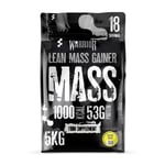 Warrior Lean Mass Gainer 5kg (Banana) - Serious Muscle Whey Protein Powder Shake