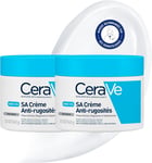 Cerave Crème SA Anti-Rugosités - 2 X 177Ml - Crème Exfoliante Hydratante 24H Cor