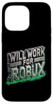 Coque pour iPhone 14 Pro Max Fonctionne avec le jeton de jeu amusant Robux