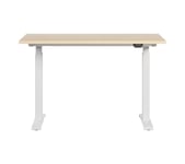 Bureau assis debout électrique FLEX PRO L.120-P.70 cm imit chêne/blanc