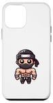 Coque pour iPhone 12 mini Ninja Musculaire Fort Et Mignon