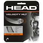 Head Velocity MLT Cordage pour Raquette de Tennis Unisexe, Argent, 12 m