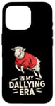 Coque pour iPhone 16 Pro In My Dilly Dallying Era Motif mouton lent style vintage