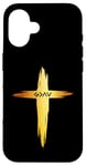 Coque pour iPhone 16 Croix chrétienne « God is Faithful For All Seasons » pour homme et femme