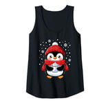 Womens Penguin Christmas Winter Xmas Penguin Love Animal Cute Tank Top