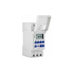 Gabrielle - lcd Minuterie Programmateur horaire électrique hebdomadaire Numérique Timer Interrupteur 15A(220V)