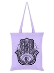 Unorthodox Collective Tote Bag Hamsa Hand Lilac 38x42cm