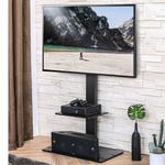 Wisfor Tall TV Floor Stand Swivel Bracket 32"- 65" LED LCD for Sony Samsung LG