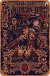 Red Dead Redemption Game Poster Vintage Style Metal Sign Game Tin Sign 8x12 inch