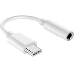 PRENDELUZ Adaptateur USB C vers Jack 3,5 mm, Adaptateur Casque Type C, Prise USB Type C Compatible