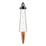 Scheurich Distributeur d'eau Lighthouse XL - 1 x Noir - Capacité de 500 ML - Petite Boule d'irrigation avec Pied d'argile - Distributeur d'eau pour Plantes et Fleurs - Tige en Terre Cuite