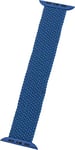 Peter Jäckel Bracelet de montre pour Apple Watch 45/44 mm (Series 4/5/6/7) / 42 mm (Series 1/2/3) Flex Textile Blue