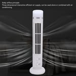 New Bladeless Tower Fan Adjustable Speed Silent Compact Space Saving USB Desk