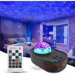 Star Projector, 3 In 1 Galaxy Night Light Projector With Remote Control, Bluetooth Music Speaker & 5 White Noises For Bedroom/party/home Decor B0 A