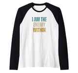 Kamala Harris I Am The Enemy Within Raglan Baseball Tee