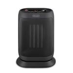 De'Longhi Capsule You & Me Oscillating Fan Ceramic Heater 2kW, Display, Timer, Remote, Eco Function - HFXR40T20.G - Dark Grey