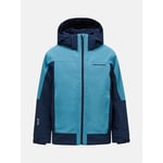 Peak Performance Jr Rider Tech Insulated Jacket Hydro Fresh/Bl