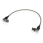 SHAPE skinny 90-degree BNC cable 12 inches black