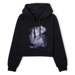 Buffy The Vampire Slayer Face Women's Cropped Hoodie - Black - XS - Noir