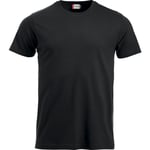 Clique New Classic T-shirt 029360, rund hals, sort, str. M