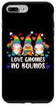 Coque pour iPhone 7 Plus/8 Plus Fierté LGBT, Nains de jardin, Couleurs arc-en-ciel