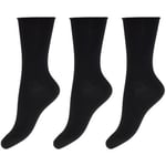 Decoy Strømper 3P Bamboo Socks Svart Strl 37/41 Dame