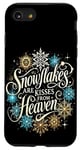 Coque pour iPhone SE (2020) / 7 / 8 Motif flocons de neige Kisses from Heaven