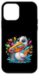 Coque pour iPhone 12 mini Joli pélican pour attraper un poisson - Cadeau pour homme et femme